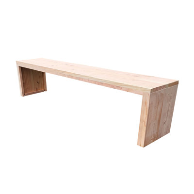 Mcallier Manufactured Wood Wood Outdoor Bench