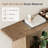 71" Extra Long Console Table With Storage Shelf, Farmhouse Entryway Table Behind Couch Sofa Table-71731077