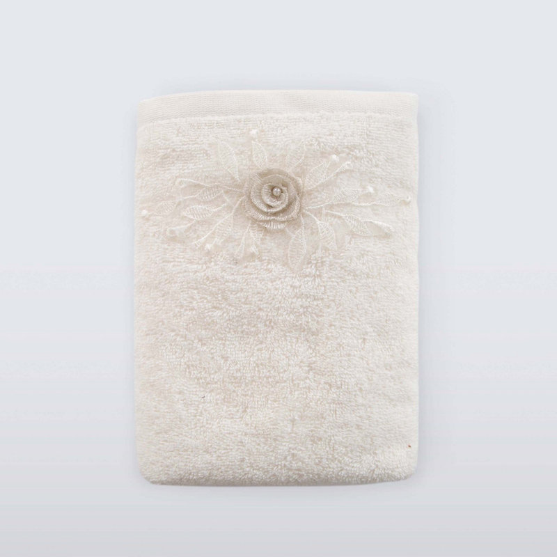 Débarbouillette 100% coton Montalvo, Écru