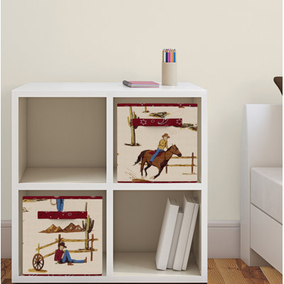 Cubes de rangement en tissu sauvage west