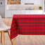 Christmas Rectangular Tablecloth Scottish Tartan - 90in