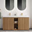 Meuble-lavabo double 60 po-124255035