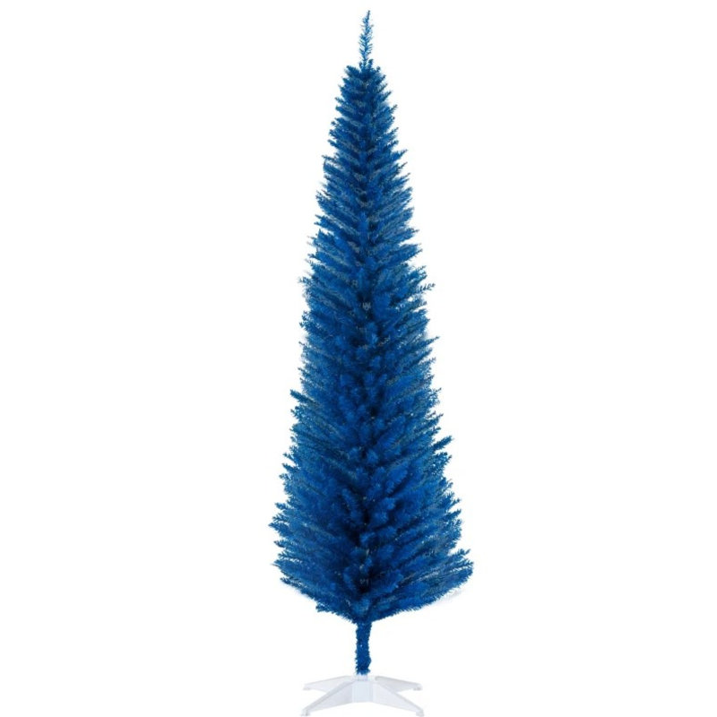Arbre de Noël avec cadre en plastique et bleu