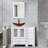 Goudelock 36'' Single Bathroom Vanity with Manufactured Wood Top-36717245-36717244