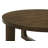 Wai Round Sculptural Wood Coffee Table Brown-956801215