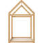 Lit simple en bois de pin
