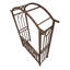 Arche de jardin en aluminium avec barrière-114351245