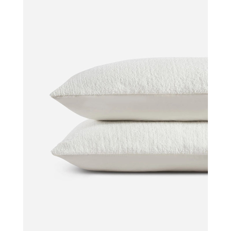 Snug Microfiber / Microsuede Pillow Sham, Standard, Off White