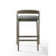 Tabouret de comptoir rembourré 27,36 po Piera-883441039