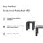Ensemble de 3 tables Jazmore