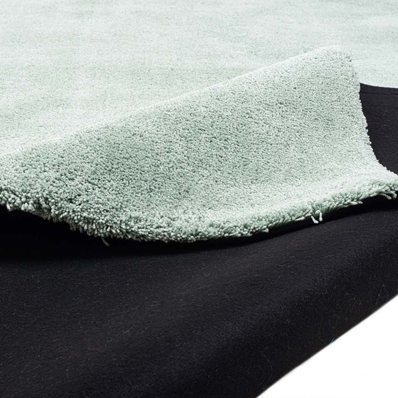 Cozy Handmade High Pile Mint Green Rug, Rechteck 140 x 200 cm