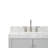 Cambridge Double Bathroom Vanity with Carrara Marble Top-88398660