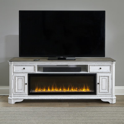 Amro TV Stand for TVs up to 85"" with Electric Fireplace Included -  Gracie Oaks, 89E67BA73F6246FBAEB5DF2CB8838C97