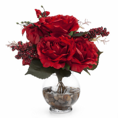 Silk Arrangement in Vase