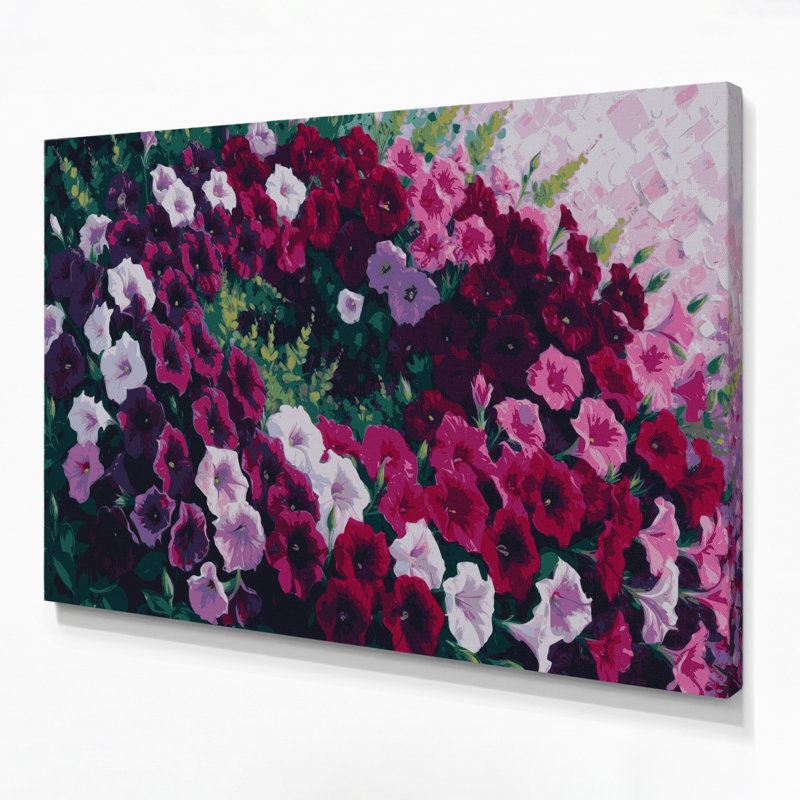 Art mural sur toile Botanical Petunias
