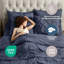 Ensemble d'édredon plissé avec draps Bed-in-a-Bag-103134054-103134067