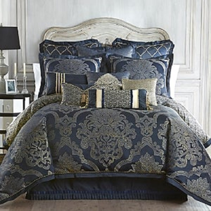 Vaughn Microfiber Reversible Queen Comforter Set