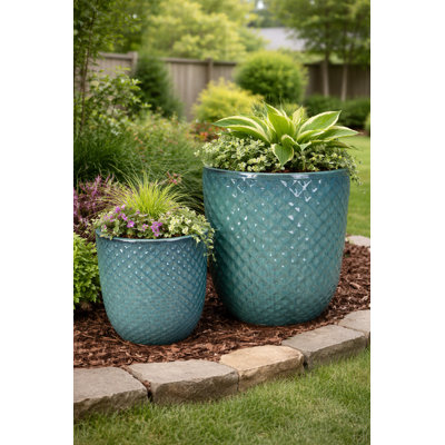 Tall Hexham Set Of 2 - 16, 21 In. - Azul