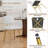 Modern Upholstered Dining Chairs Set Of 6, PU Leather Kitchen Chairs With Padded Seat & Backrest, Mid-Century Modern Armless Side Chairs With Metal Legs, Accent Dining Room Chairs For Kitchen, Living Room, Apartment-1983095235
