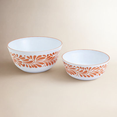 Lebrillo 2-Piece Melamine Bowl Set