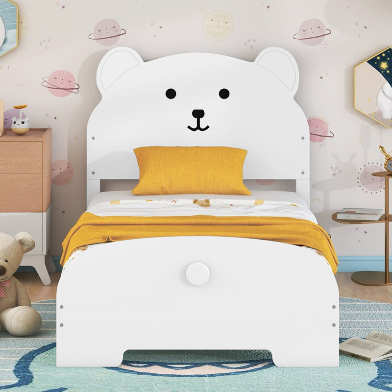 Lit Aarif par Zoomie Kids, Simple, Blanc