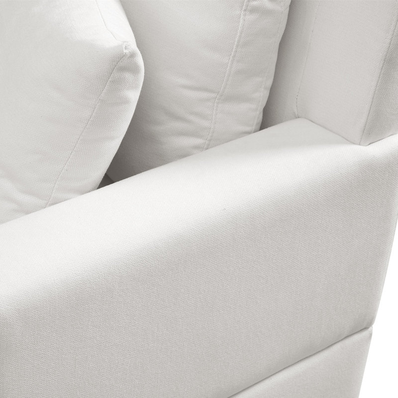 Canapé modulaire 5 pièces Ziel, Mélange de polyester blanc
