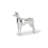Crazy Cut Dog Statue