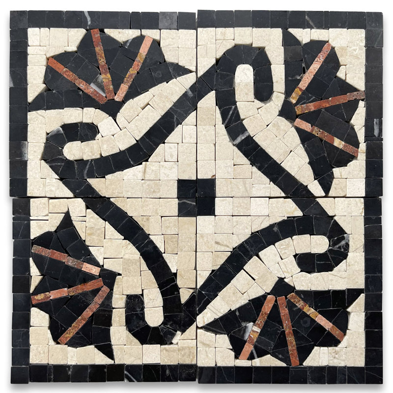 Carrelage mural en mosaïque 8 po x 8 po