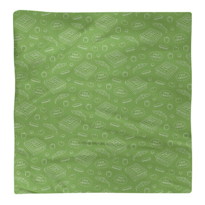 Polyester Abstract Square Napkin