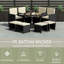 Parkson 8-Seater Dining Set with Cushions, UKFR Certified-224340568