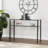 42'' Glass Top Console Table