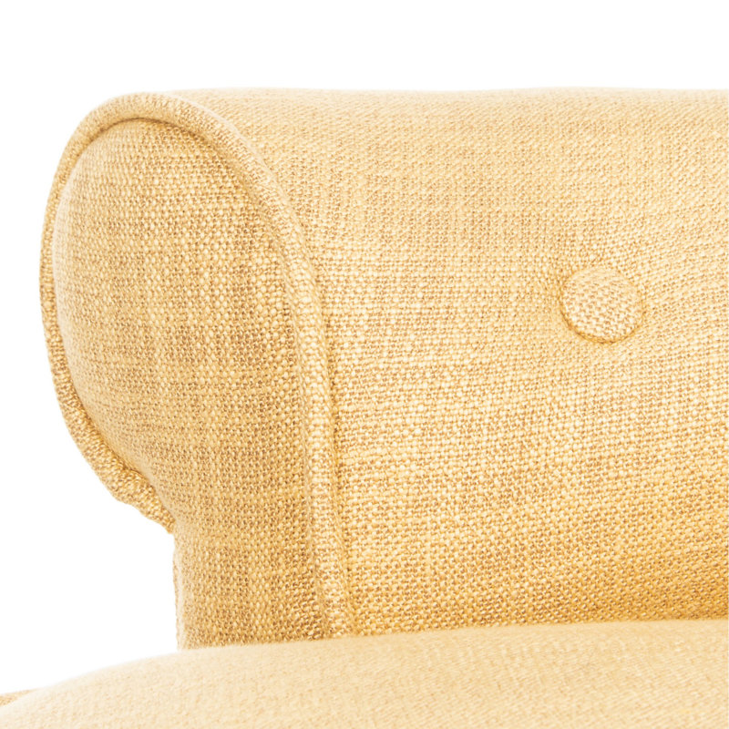 Tabouret de coiffeuse en bois massif, Or