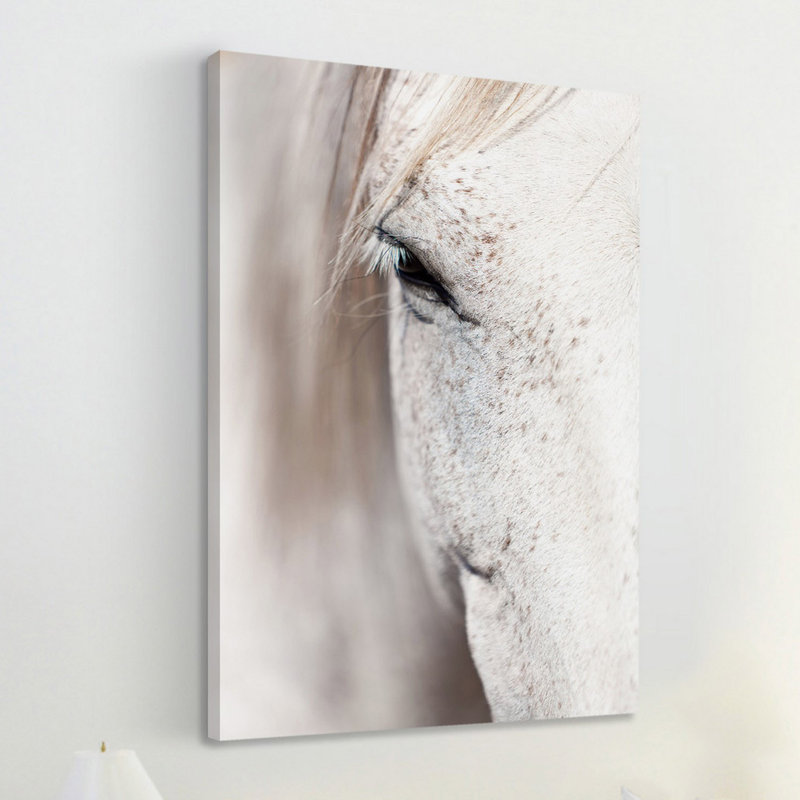 Horse Eye - Print on Canvas, 18" H x 12" W x 1.5" D