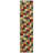 Homeline Non-Slip Rubberback Checkered Indoor Runner Rug, Multicolor-46649178