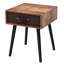 Table de chevet brune à 1 tiroir Kazuko-1677504108
