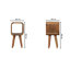 Gelsomina 20cm W Solid Wood Bedside Table-299152122