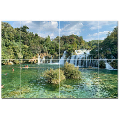 Photo de chutes d'eau 4,25 x 4,25