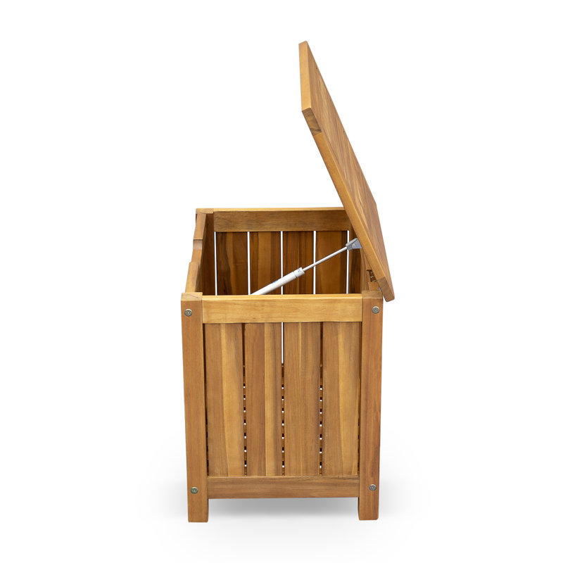 Bobby 30-Gallon Acacia Wood Deck Box
