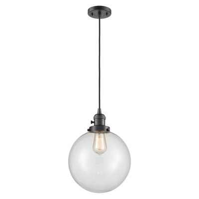 Luminaire suspendu sphère 1 lumière Lorri
