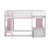 Full Loft House Bed With Playhouse & Storage-1075839730