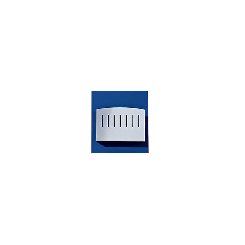 Metal Wall File Pockets, Aluminum Metallic, Natural Maple, Slots