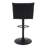 Bar Stool, Couch Spring Seat, Adjustable Swivel Pu Leather Barstools With Low Back, Armless Counter Height Bar Chair