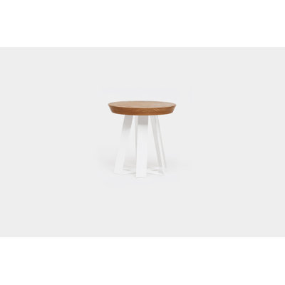ARS Solid Wood Top End Table