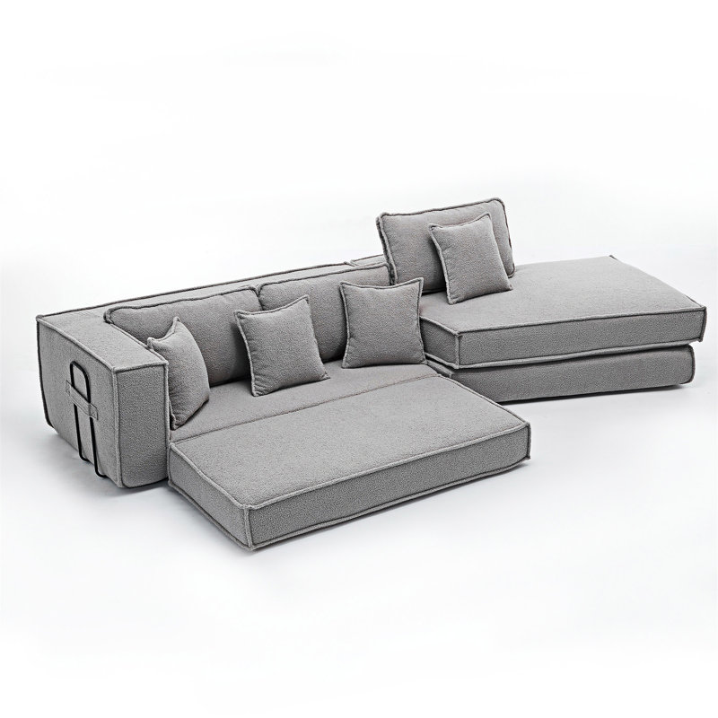 Canapé-lit pliant convertible, Gris