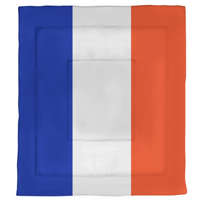 Édredon réversible simple en microfibre College Stripes South Bend