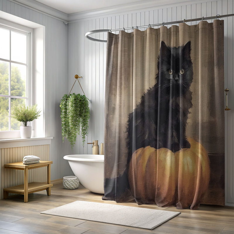 Rideau de douche Funchess, H 74 po x l 71 po