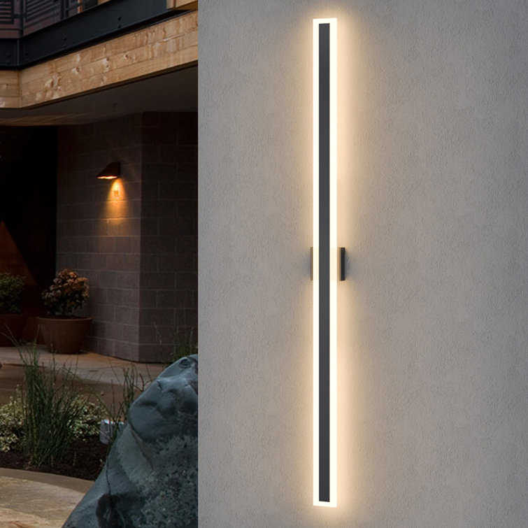 Eljan New Upgrade Iron Outdoor LED Wall Light with Back Plate