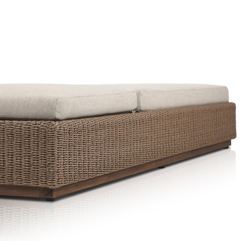Lorelei Outdoor Teak Adjustable Chaise Lounge