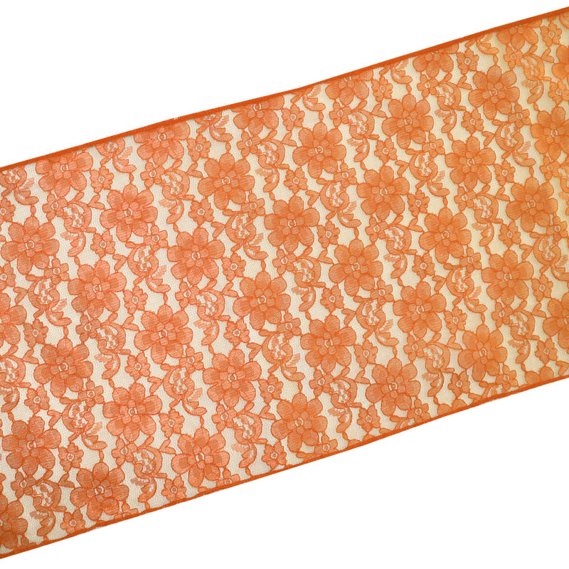 Chemin de table Bagdonas, Orange, L 12 po x L 144 po