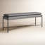 Banc en cuir végétalien Braylon-1801396661